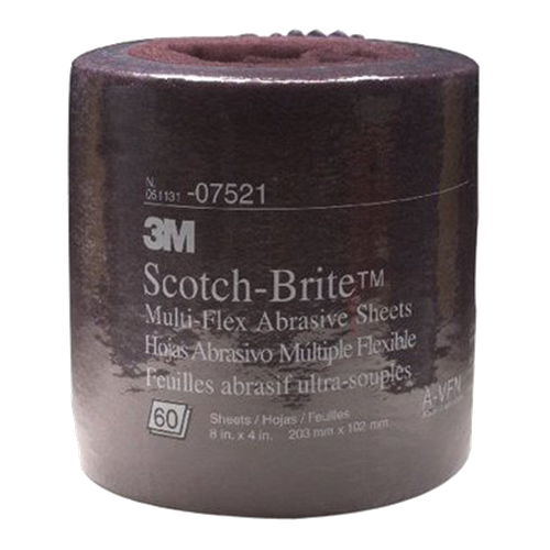 Фото товара "07521 Лист Scotch-Brite MX-SR A VFN пурпурный 200мм х 100мм - 60 шт/рул"