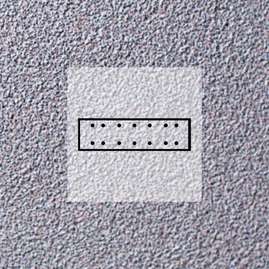 Q.SILVER Шлифовальный лист на липучке, латексная бумага, оксид алюминия, 14 отв., 70х420 мм, Р150