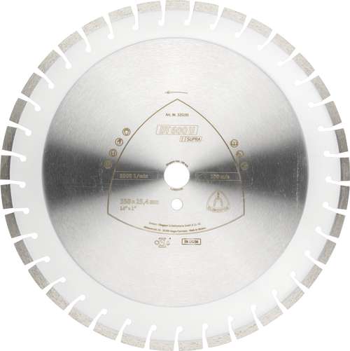 Фото товара "DT600U Алмазный диск универсальный, ø 300х2,8х25,4 мм, - 1 шт/уп. DT/SUPRA/DT600U/S/300X2,8X25,4/32K/10"