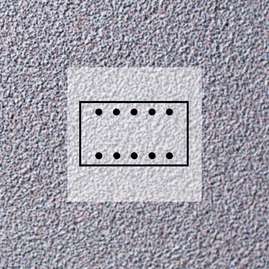 Q.SILVER Шлифовальный лист на липучке, латексная бумага, оксид алюминия, 10 отв., 115х230 мм, Р80