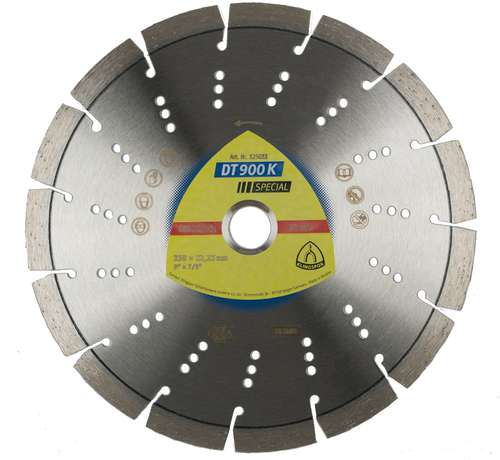 Фото товара "DT900K Алмазный диск по клинкеру и бетону, ø 115х2,4х22,23 мм, - 1 шт/уп. DT/SPECIAL/DT900K/S/115X2,4X22,23/8S/12"